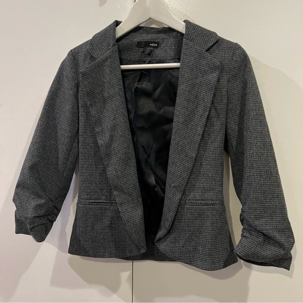 Aqua 3/4 Sleeve Blazer